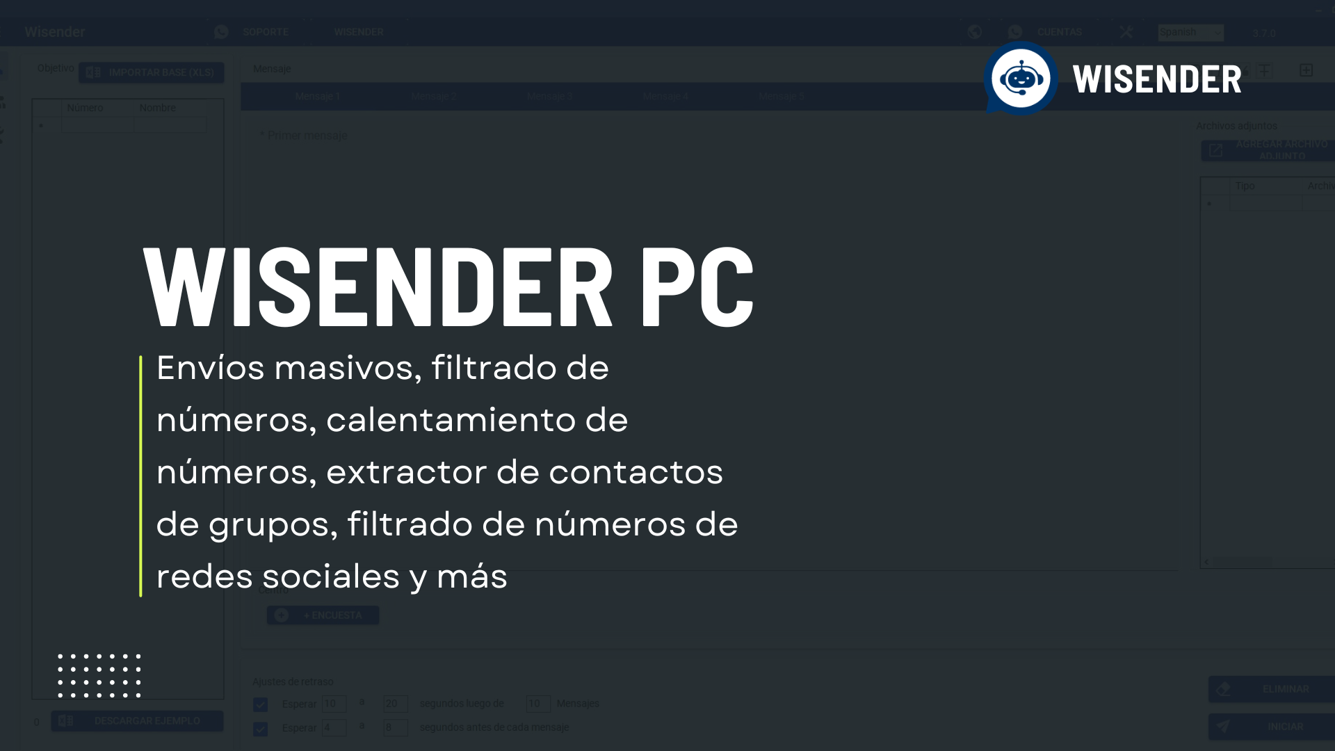 Wisender pc - Sistema de Envio Masivo de Mensajes de WhatsApp