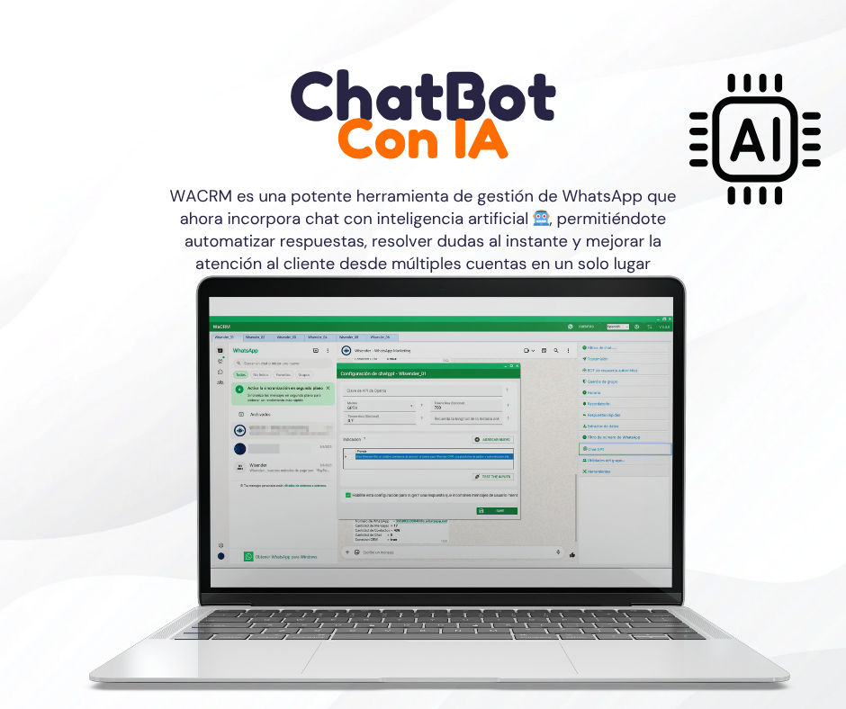 automatizar respuestas, resolver dudas al instante y mejorar la atención al cliente desde múltiples cuentas en un solo lugar